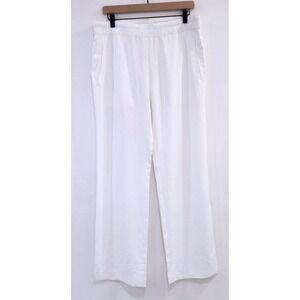 James Perse Los Angeles White Drawstring Straight Leg Pants Size 3 Mens